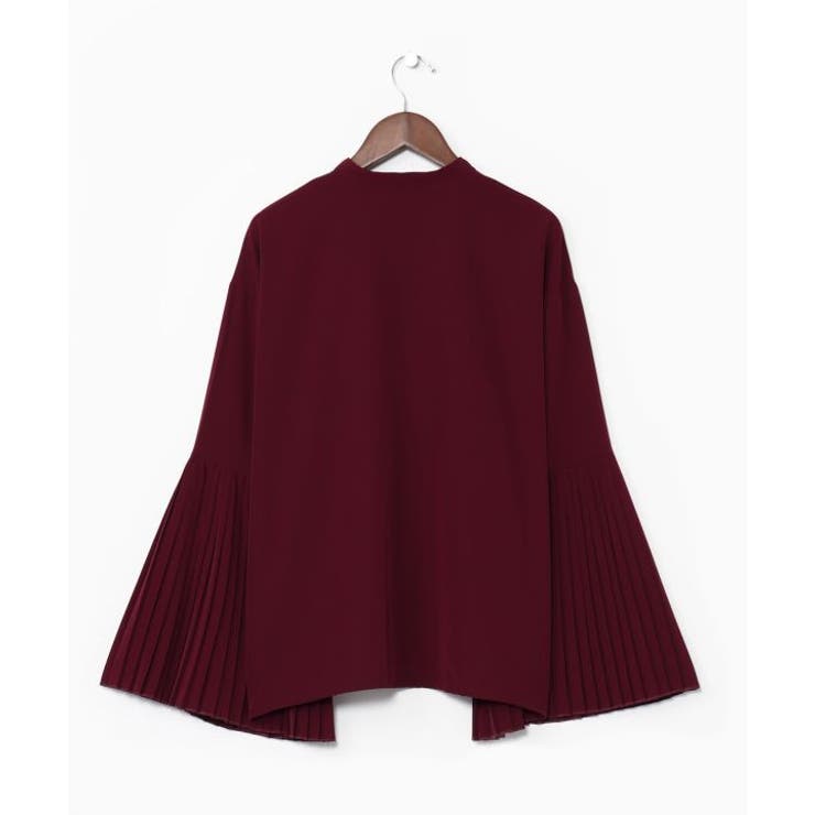 【カヤ】襞寄せバンドカラーシャツ | アミナコレクション  | 詳細画像22 