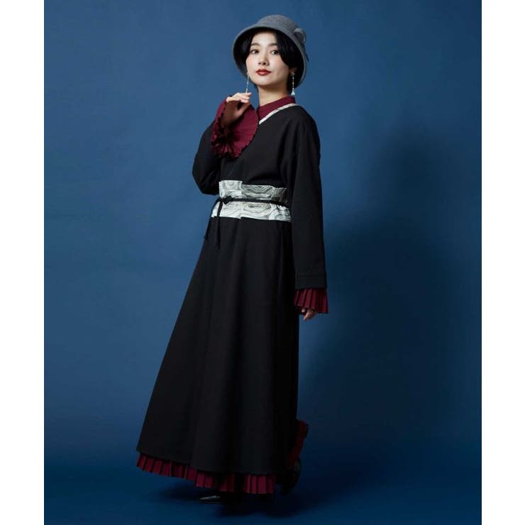 【カヤ】襞寄せインナースカート | アミナコレクション  | 詳細画像2 