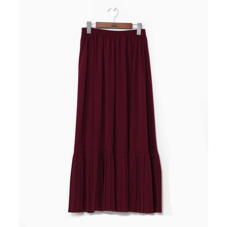 レッド | 【カヤ】襞寄せインナースカート | アミナコレクション 