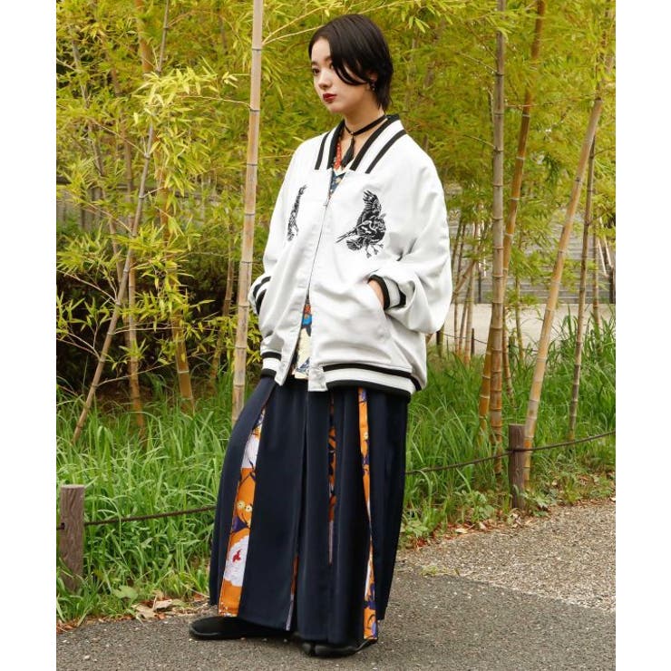 【カヤ】花便り八掛スカート | アミナコレクション  | 詳細画像1 