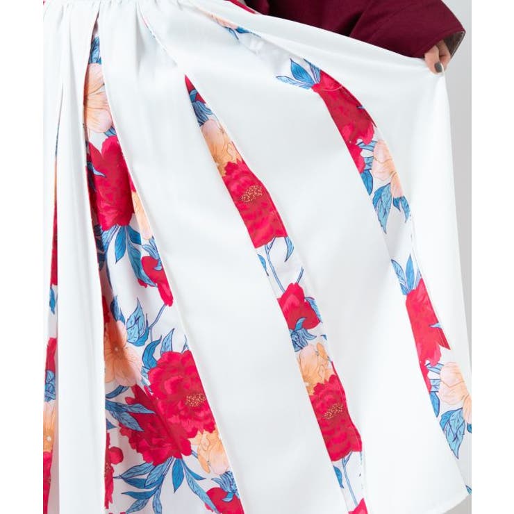 【カヤ】花便り八掛スカート | アミナコレクション  | 詳細画像14 