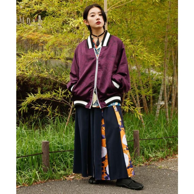 【カヤ】花便り八掛スカート | アミナコレクション  | 詳細画像2 