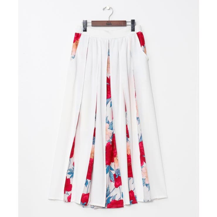 【カヤ】花便り八掛スカート | アミナコレクション  | 詳細画像4 