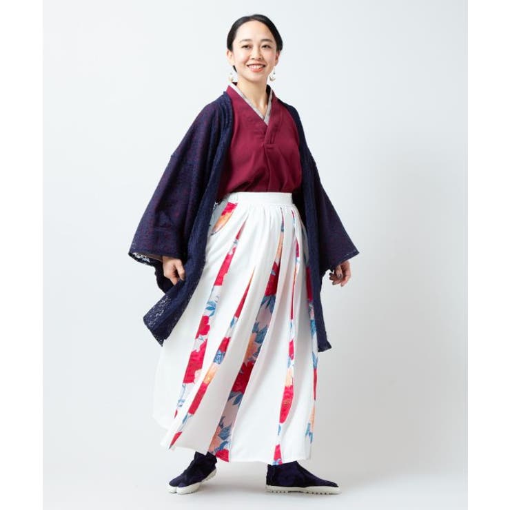 【カヤ】花便り八掛スカート | アミナコレクション  | 詳細画像7 