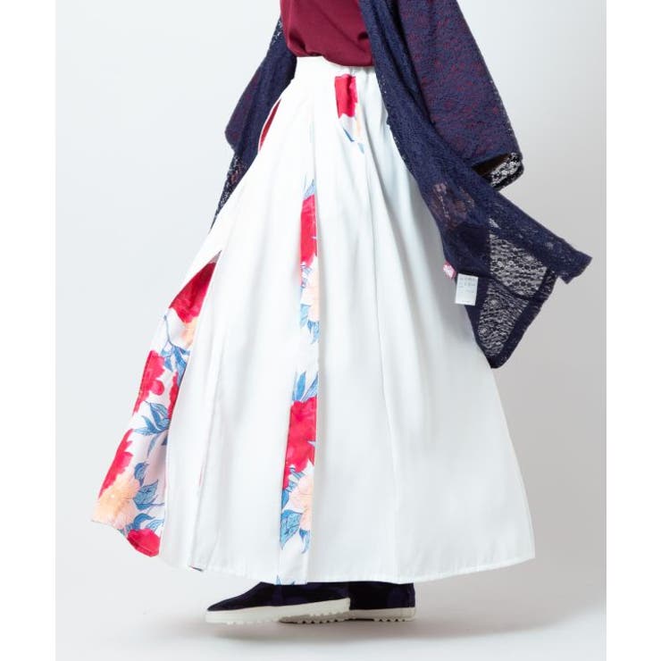 【カヤ】花便り八掛スカート | アミナコレクション  | 詳細画像9 