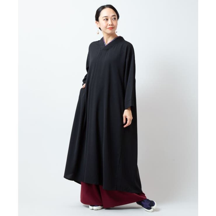 【カヤ】透かし柄八掛ワンピース | アミナコレクション  | 詳細画像4 