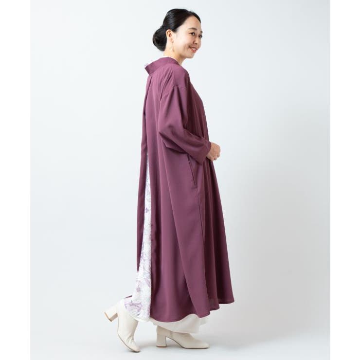 【カヤ】透かし柄八掛ワンピース | アミナコレクション  | 詳細画像7 