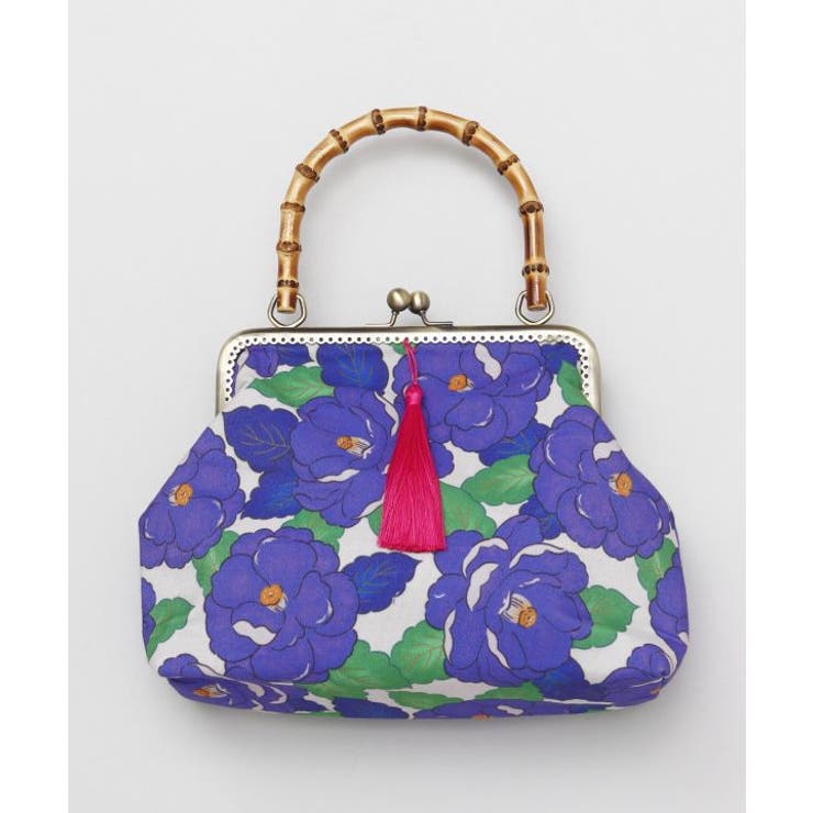 パープル | 【カヤ】華レトロ手持ちＢＡＧ | アミナコレクション 
