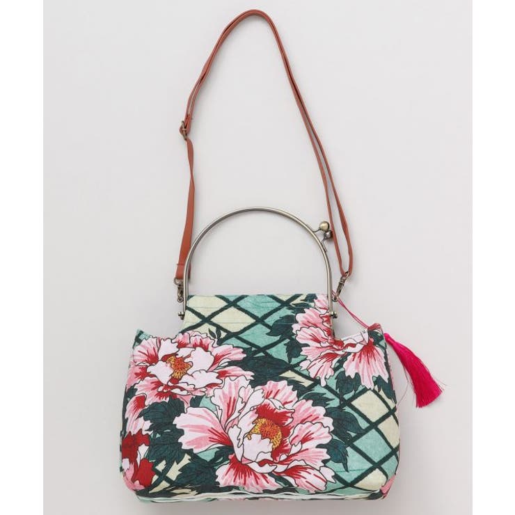 【カヤ】牡丹がま口ショルダーバッグ | アミナコレクション  | 詳細画像3 