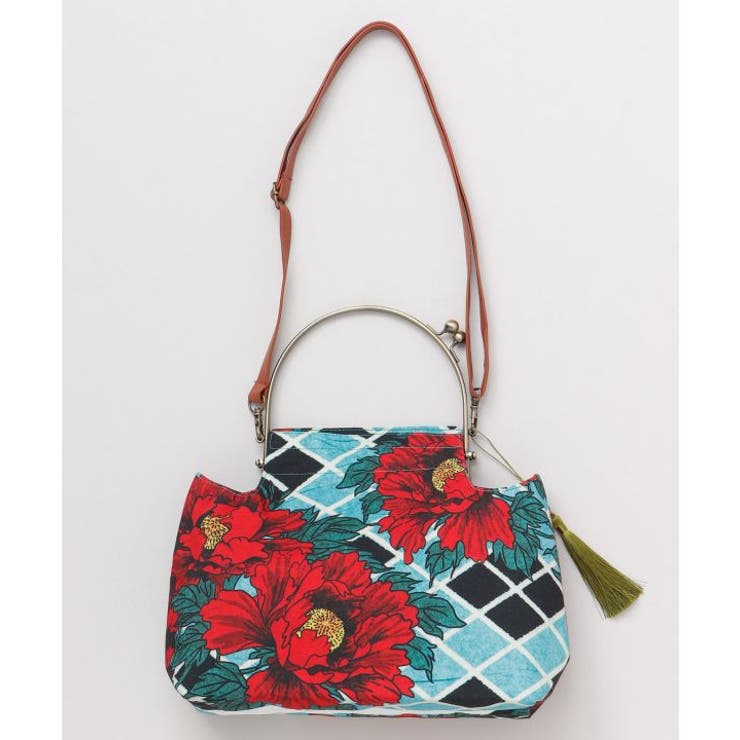 【カヤ】牡丹がま口ショルダーバッグ | アミナコレクション  | 詳細画像4 