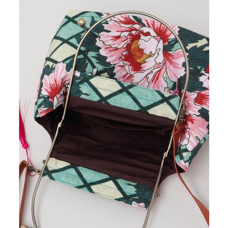 【カヤ】牡丹がま口ショルダーバッグ | アミナコレクション  | 詳細画像9 