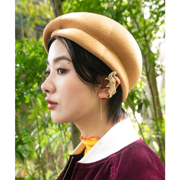 【カヤ】ハイカラレトロベレー帽 | アミナコレクション  | 詳細画像2 