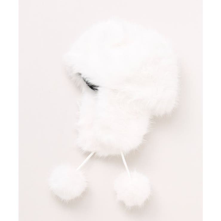 ホワイト | 【カヤ】冬ごもりキャップ | アミナコレクション 