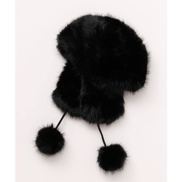 ブラック | 【カヤ】冬ごもりキャップ | アミナコレクション 