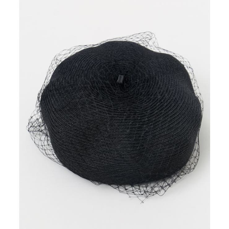 ブラック | 【カヤ】網ベレー帽 | アミナコレクション 