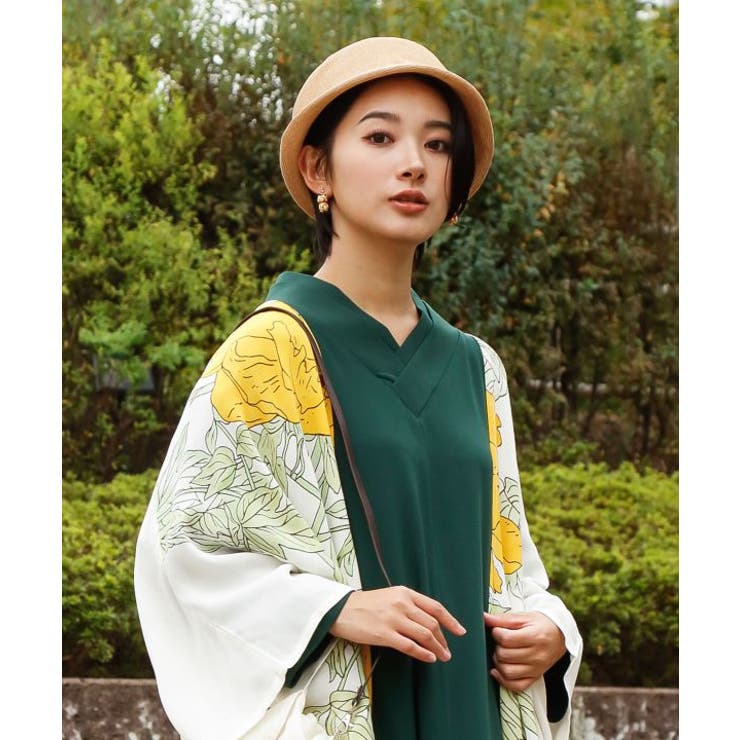 【カヤ】和モダン重ねハット | アミナコレクション  | 詳細画像1 