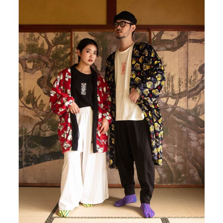 【カヤ】刺しジャンブランケット羽織 | アミナコレクション  | 詳細画像1 