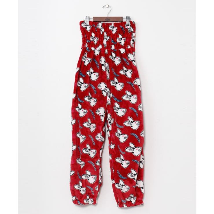 レッド | 【カヤ】刺しジャン腹巻きもんぺ | アミナコレクション 