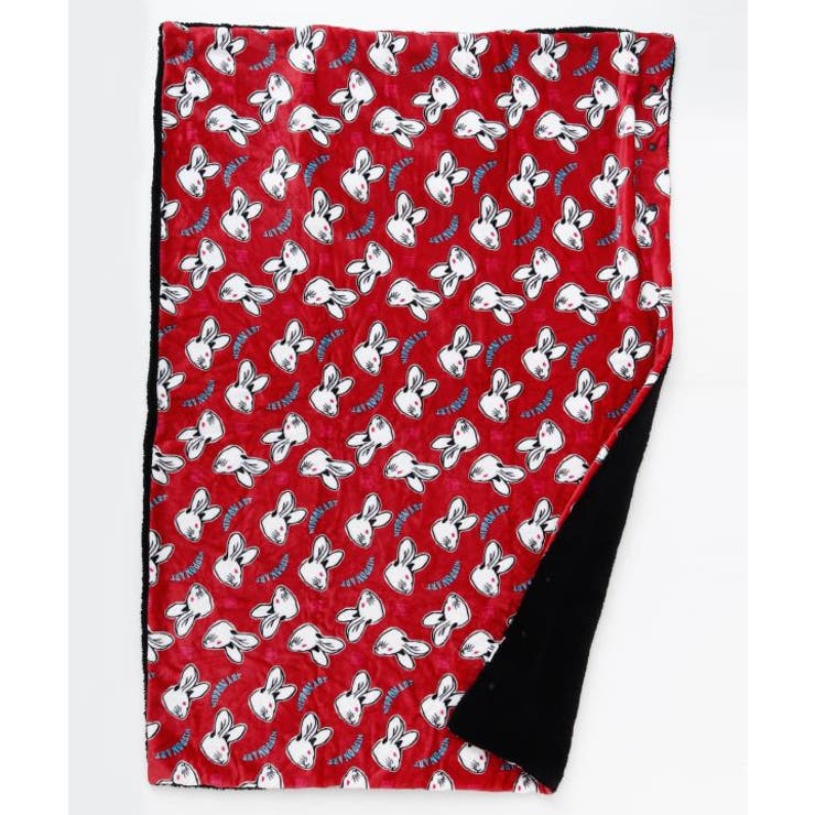 レッド | 【カヤ】サシジャンボア掛け座布団 ブランケット | アミナコレクション 