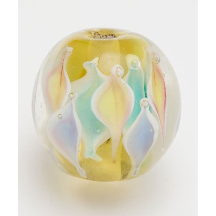 イエロー | 【カヤ】トンボ玉２ｃｍ 花片 | アミナコレクション 