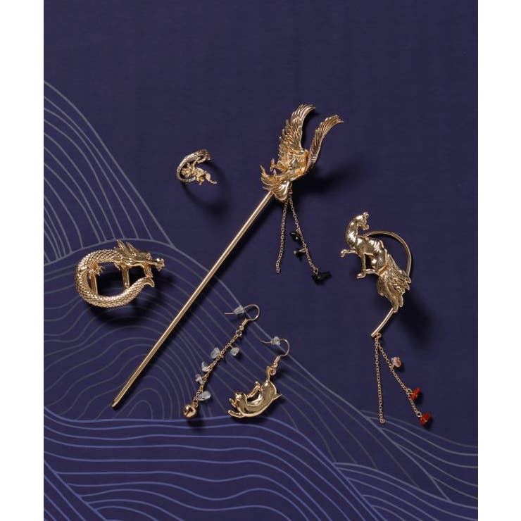 【カヤ】躍起動物 帯飾り | アミナコレクション  | 詳細画像1 