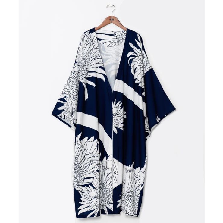 ネイビー系 | 【カヤ】花影羽織 | アミナコレクション 
