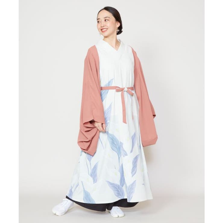 【カヤ】水芭蕉羽織付きワンピース | アミナコレクション  | 詳細画像4 