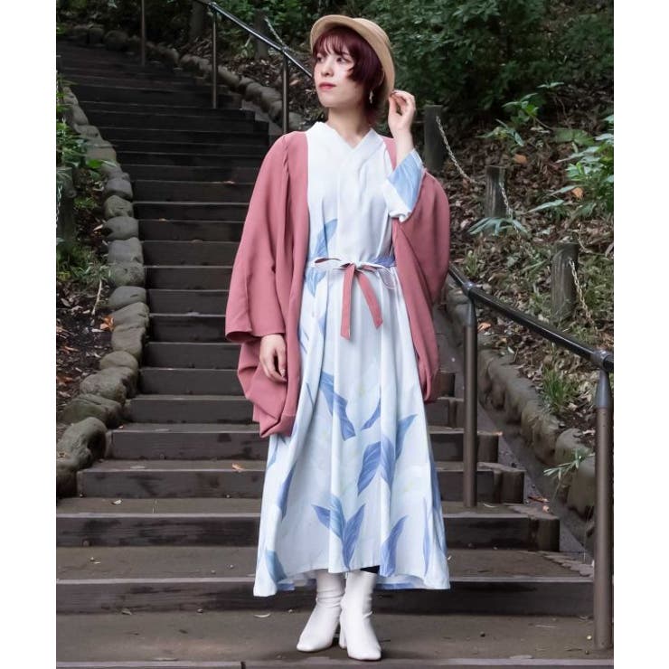 【カヤ】水芭蕉羽織付きワンピース | アミナコレクション  | 詳細画像51 