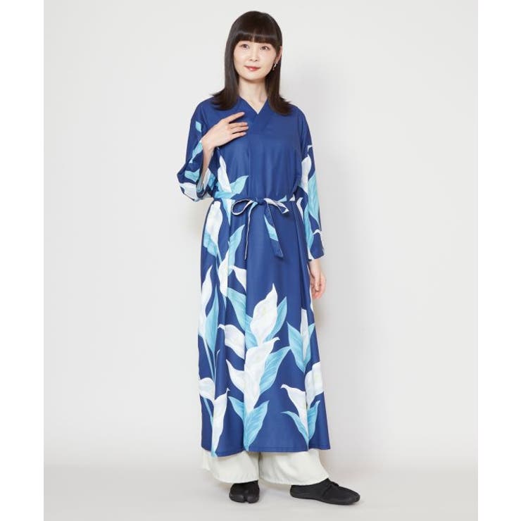 【カヤ】水芭蕉羽織付きワンピース | アミナコレクション  | 詳細画像9 