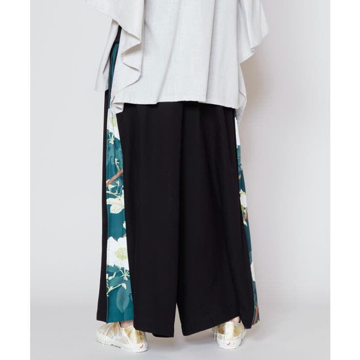 【カヤ】花版画八掛パンツ | アミナコレクション  | 詳細画像9 