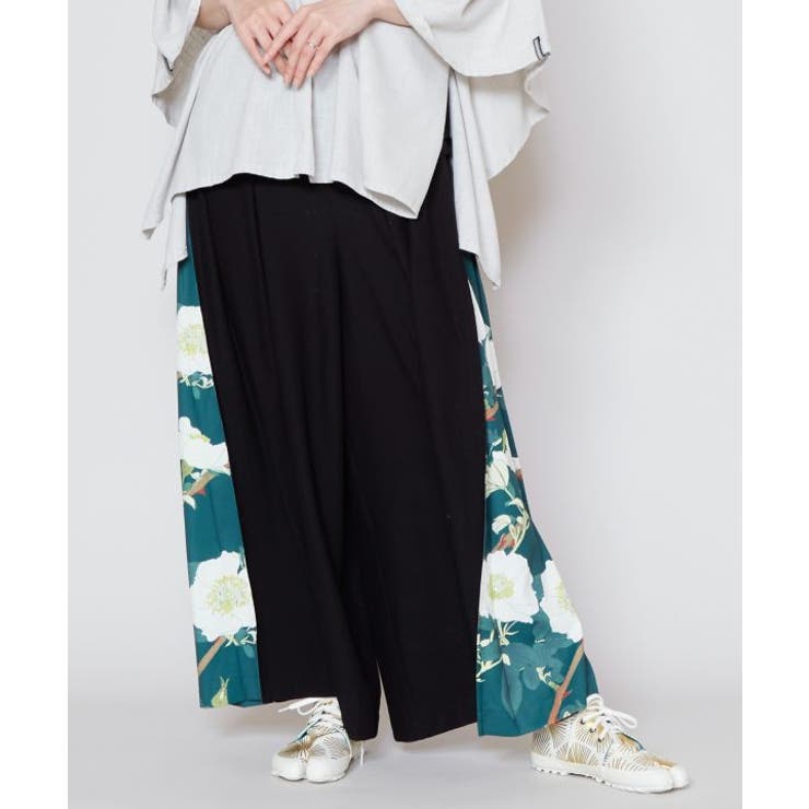 パンツ hannya レイヤードワイドパンツ Z088 | Ziris