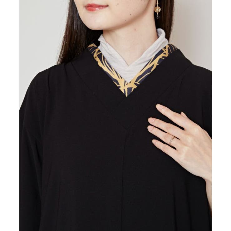 【カヤ】四季の冬装い八掛ワンピース | アミナコレクション  | 詳細画像13 