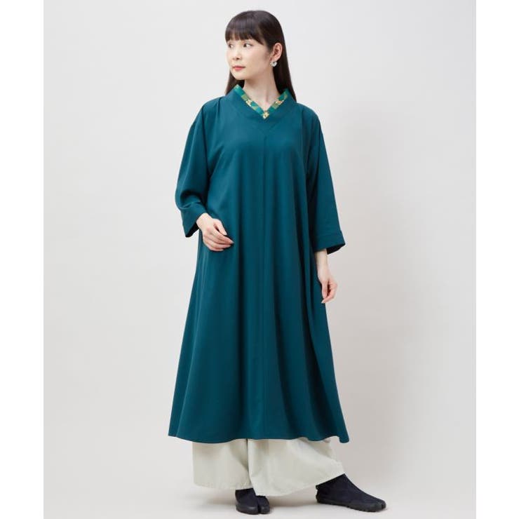 【カヤ】四季の冬装い八掛ワンピース | アミナコレクション  | 詳細画像6 