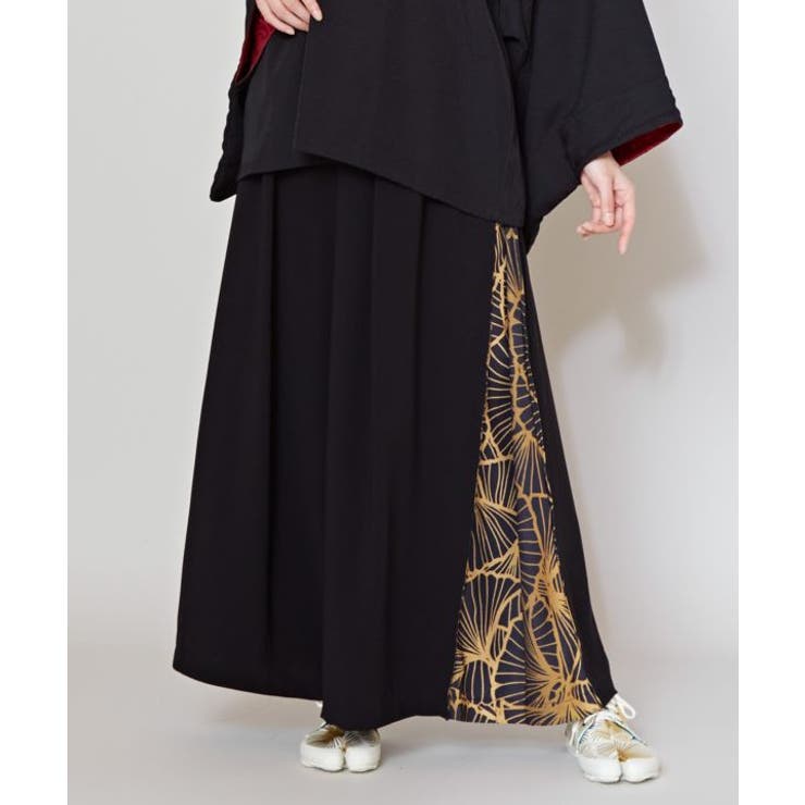 ブラック | 【カヤ】四季の冬装い八掛パンツ | アミナコレクション 