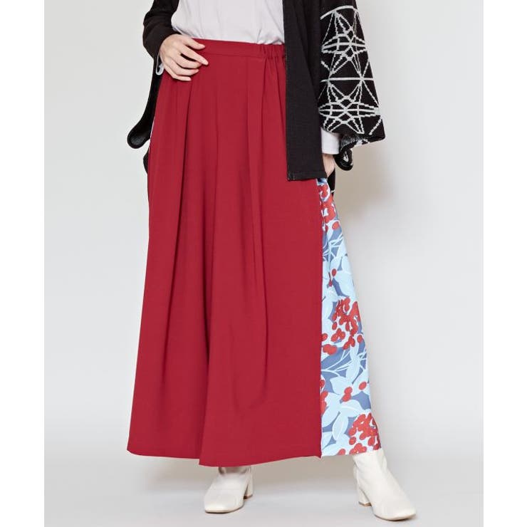 レッド | 【カヤ】四季の冬装い八掛パンツ | アミナコレクション 