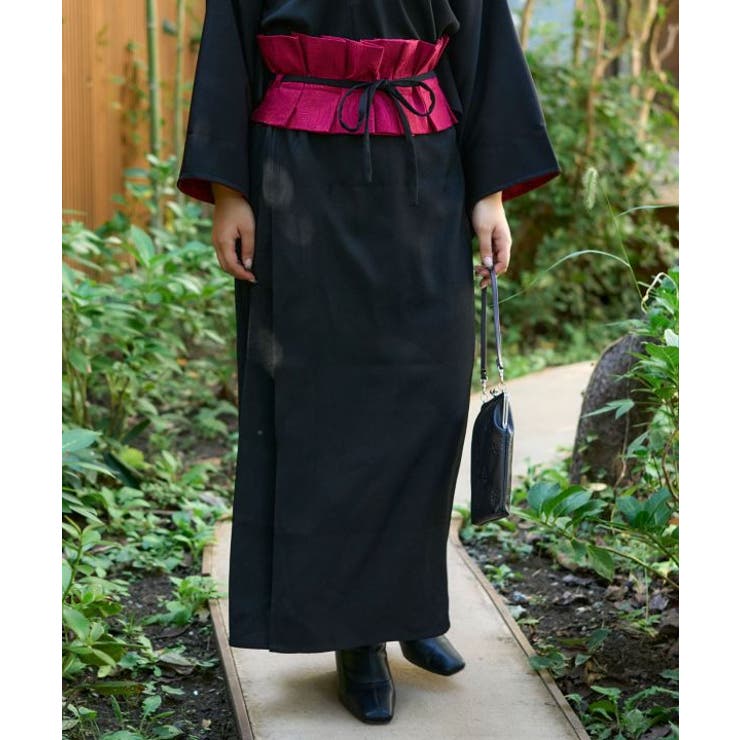 スミクロ | 【カヤ】流水洒落着帯スカート | アミナコレクション 