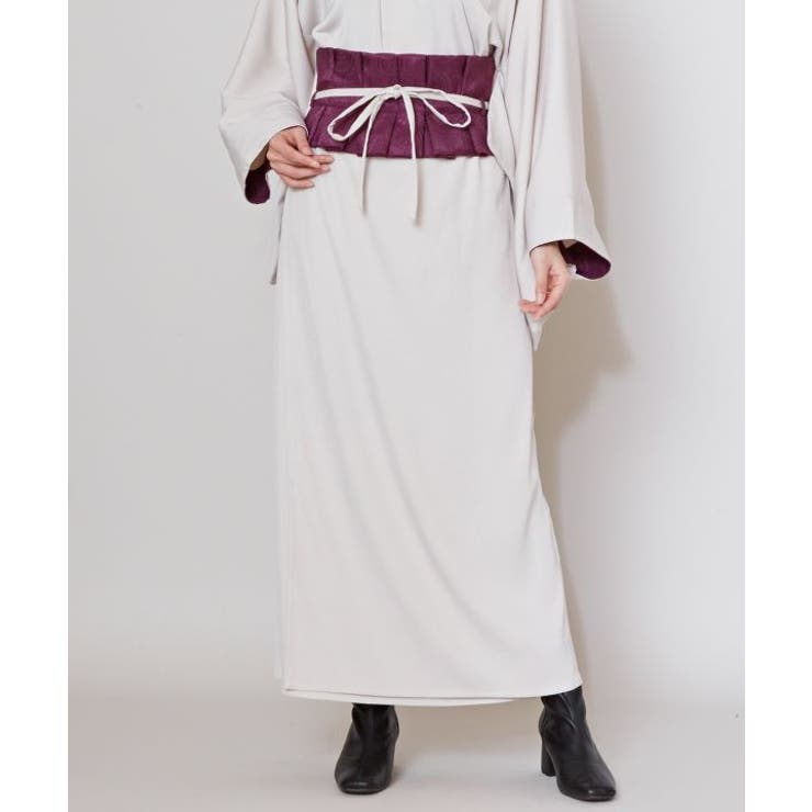 ベージュ | 【カヤ】流水洒落着帯スカート | アミナコレクション 