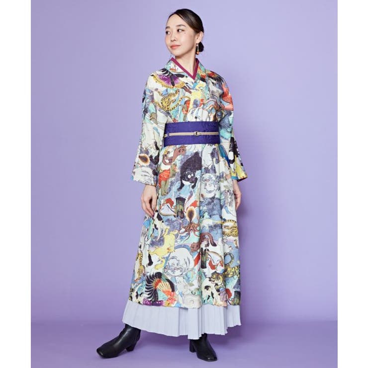 【カヤ】浮世色ワンピース | アミナコレクション  | 詳細画像2