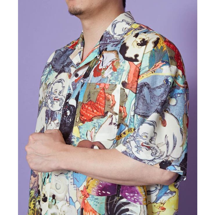 【カヤ】浮世色メンズシャツ | アミナコレクション  | 詳細画像11 