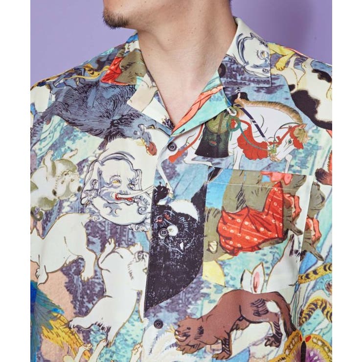 【カヤ】浮世色メンズシャツ | アミナコレクション  | 詳細画像12 