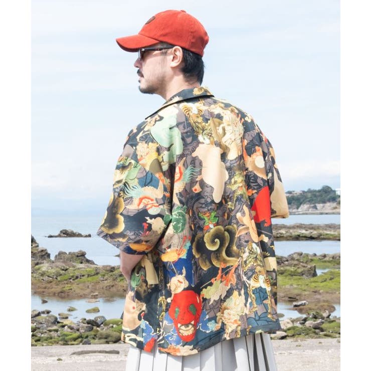 【カヤ】浮世色メンズシャツ | アミナコレクション  | 詳細画像3 