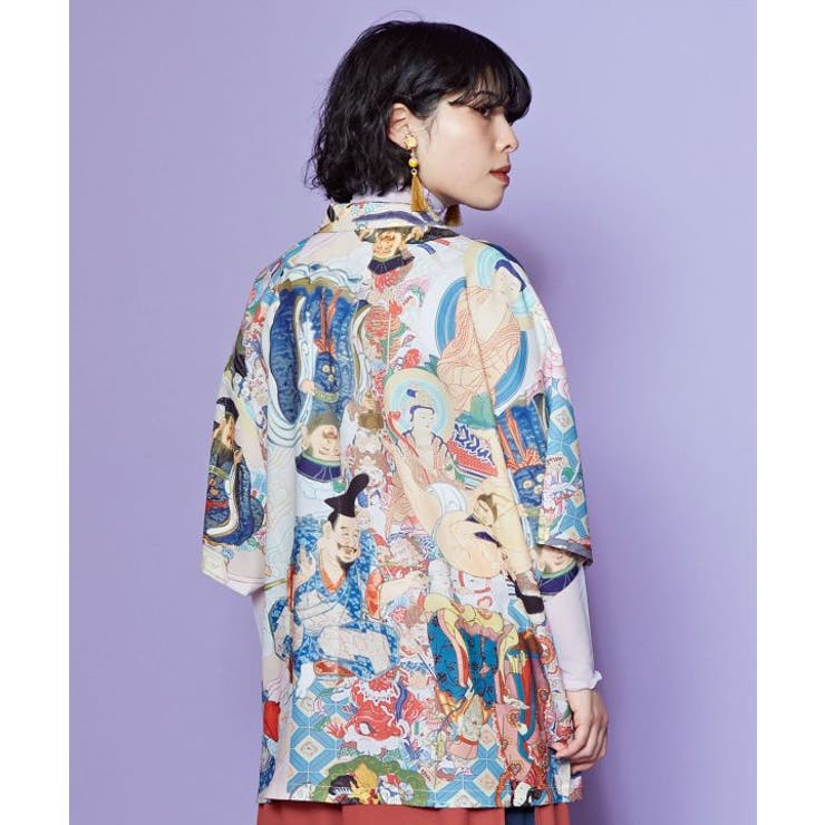 【カヤ】浮世色メンズシャツ | アミナコレクション  | 詳細画像9 