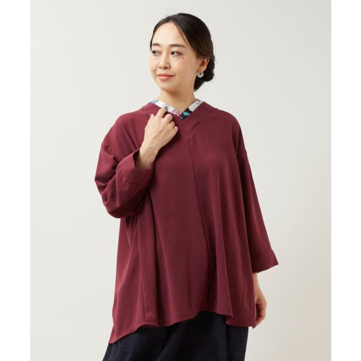 【カヤ】花盛り八掛トップス | アミナコレクション  | 詳細画像10 