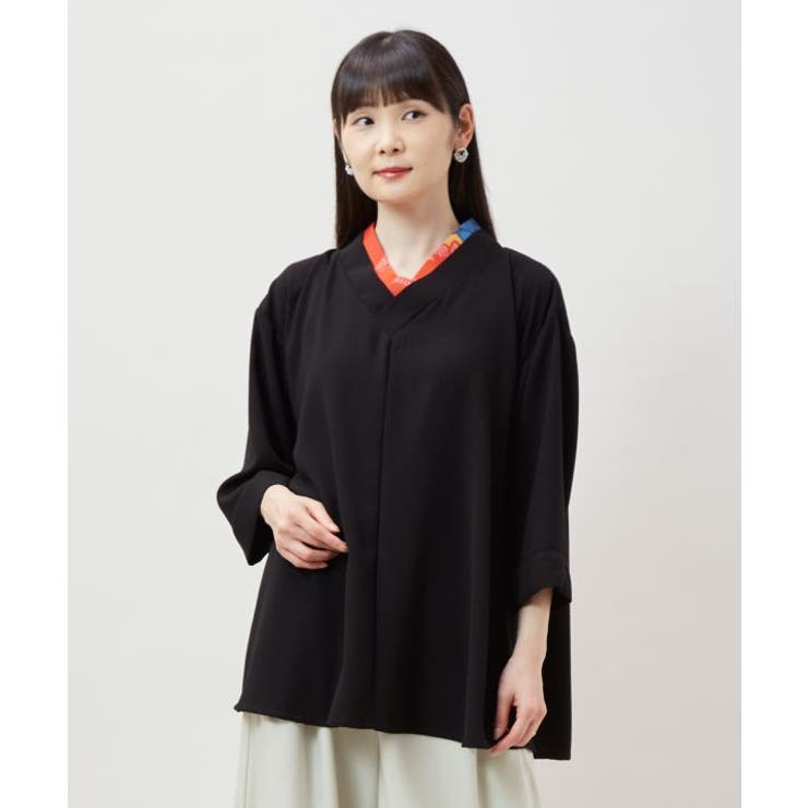 【カヤ】花盛り八掛トップス | アミナコレクション  | 詳細画像8 