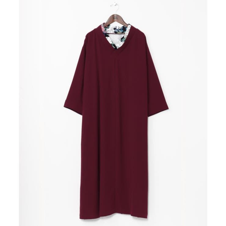 【カヤ】花盛り八掛ワンピース | アミナコレクション  | 詳細画像21 