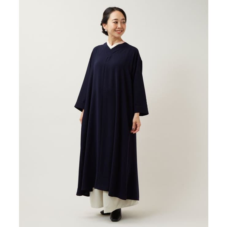 【カヤ】花盛り八掛ワンピース | アミナコレクション  | 詳細画像6 