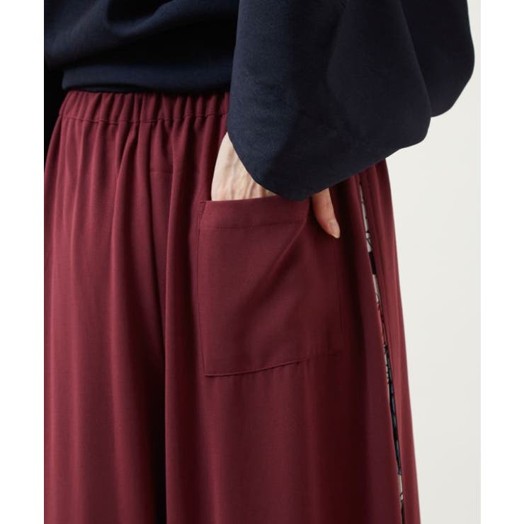 【カヤ】花盛り八掛袴風ワイドパンツ | アミナコレクション  | 詳細画像10 