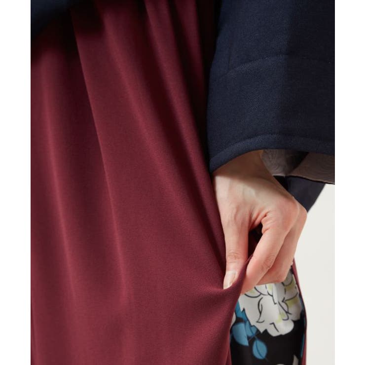 【カヤ】花盛り八掛袴風ワイドパンツ | アミナコレクション  | 詳細画像13 