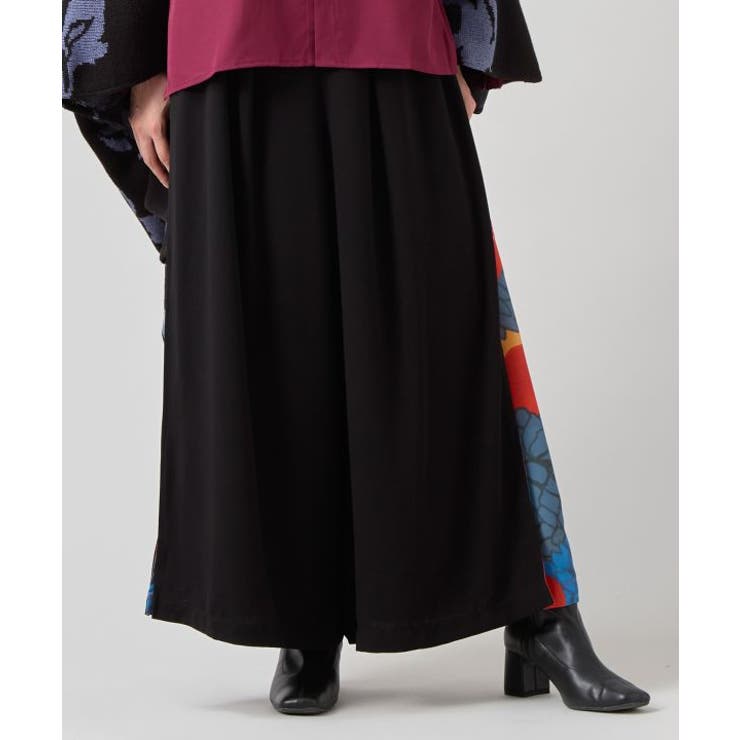 【カヤ】花盛り八掛袴風ワイドパンツ | アミナコレクション  | 詳細画像7 