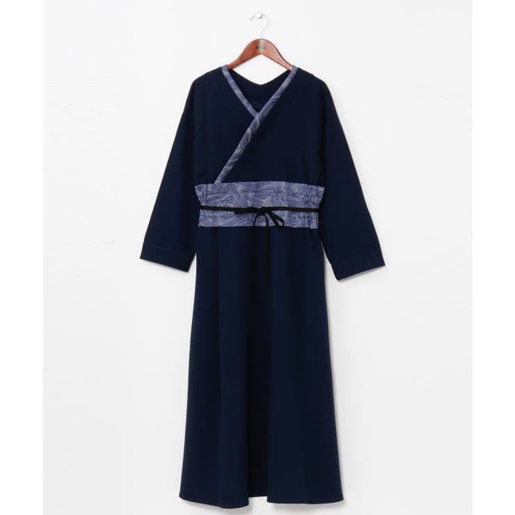 ネイビー系 | 【カヤ】倭の晴れ着ならいワンピース | アミナコレクション 